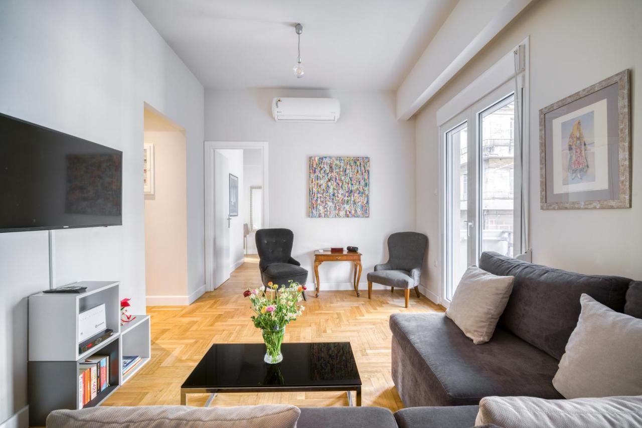 Lovely Sunlit Central Athens 2 Bedroom 2 Bathroom Condo Exterior foto