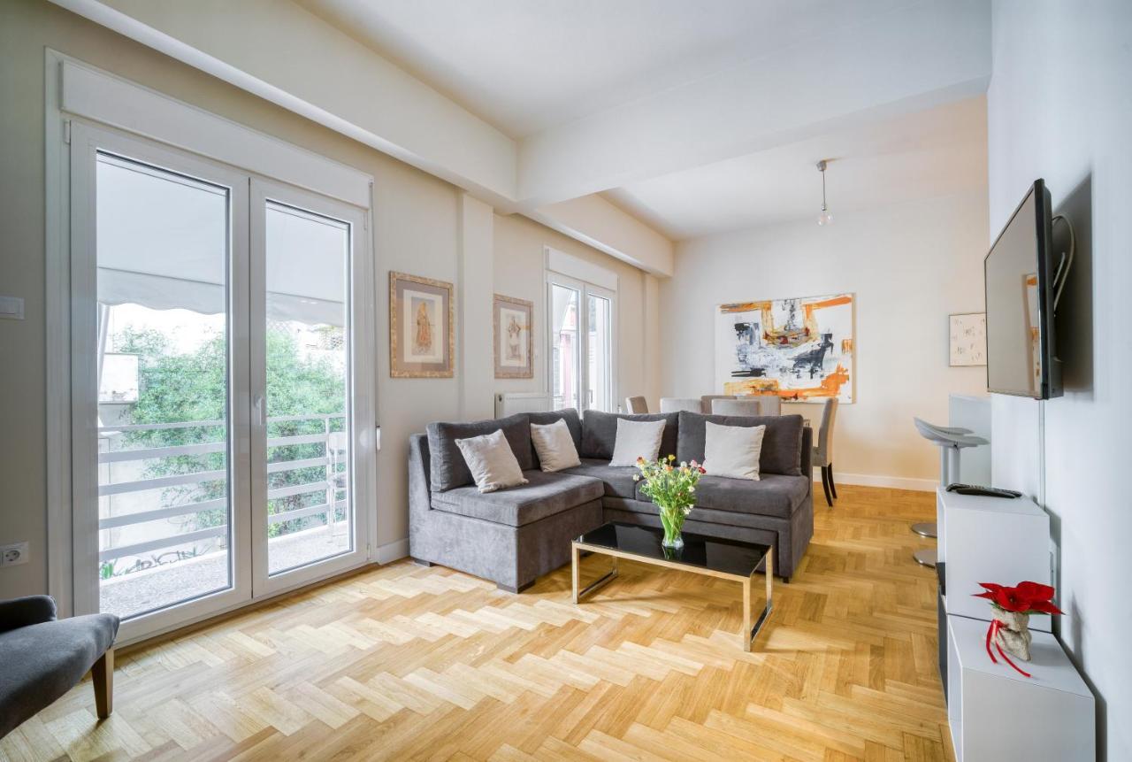 Lovely Sunlit Central Athens 2 Bedroom 2 Bathroom Condo Exterior foto